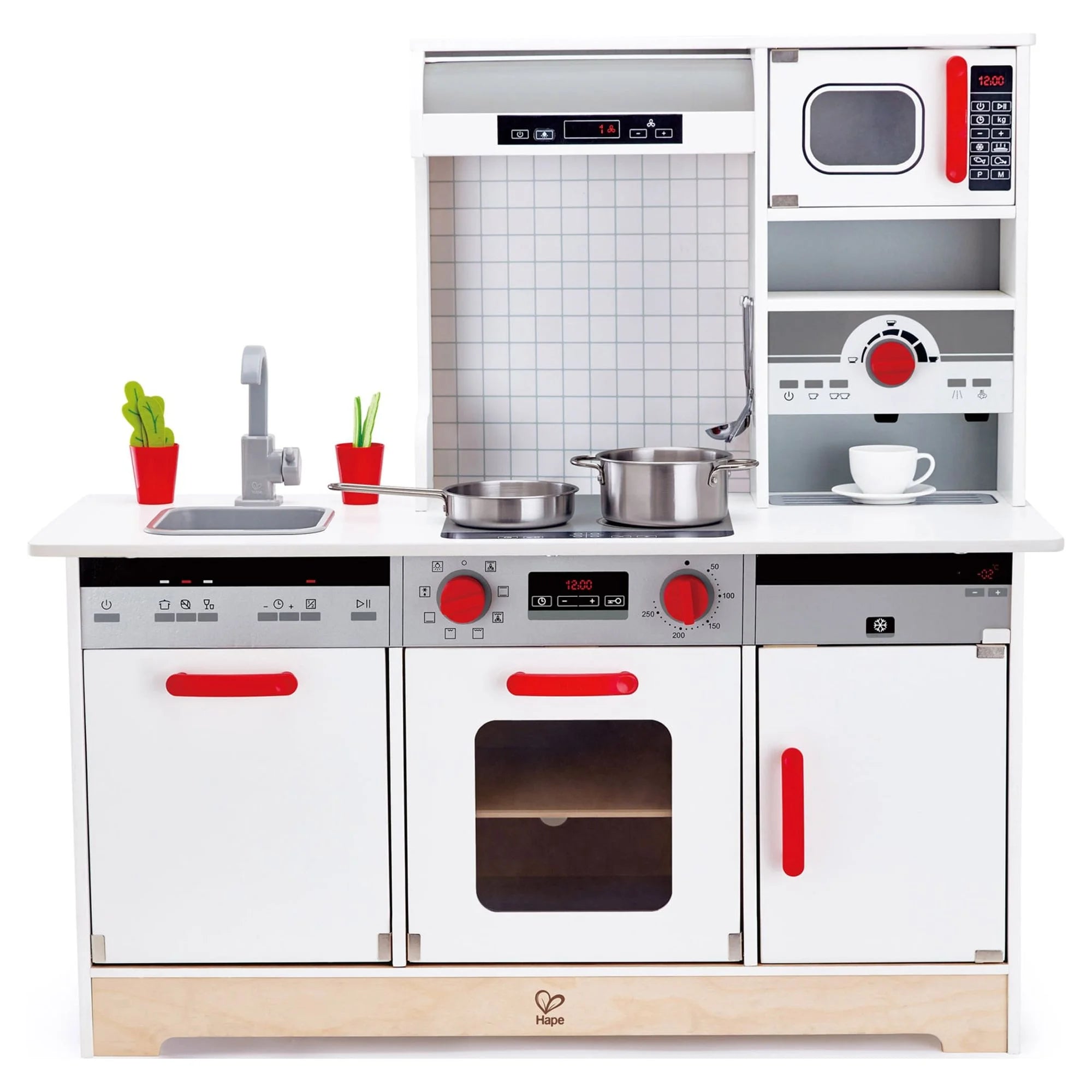 Hape All-In-1 Kitchen Kid’s Wooden Toy Playset & Accessories