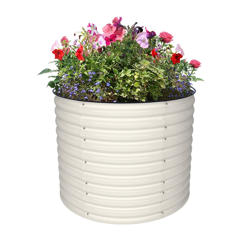 32&” Tall 42&” Round Metal Raised Garden Beds