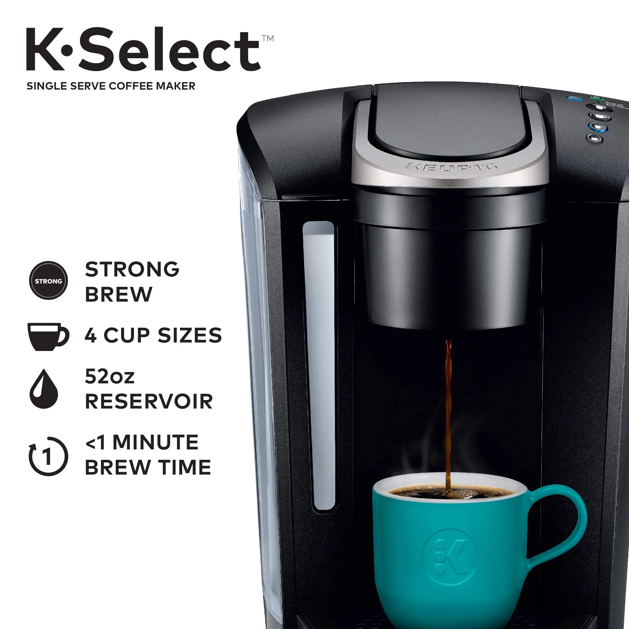 Keurig K-Select Single-Serve K-Cup Pod Coffee Maker