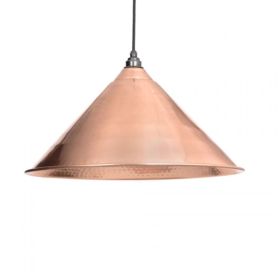Hockley Hammered Copper Pendant Light – Handcrafted From the Anvil Design