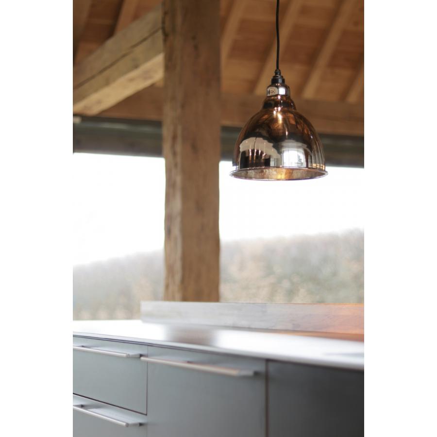 Brindley Hammered Nickel Pendant Light – Modern Industrial Pendant Light