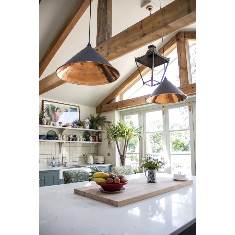 Hockley Hammered Copper Pendant Light – Handcrafted From the Anvil Design