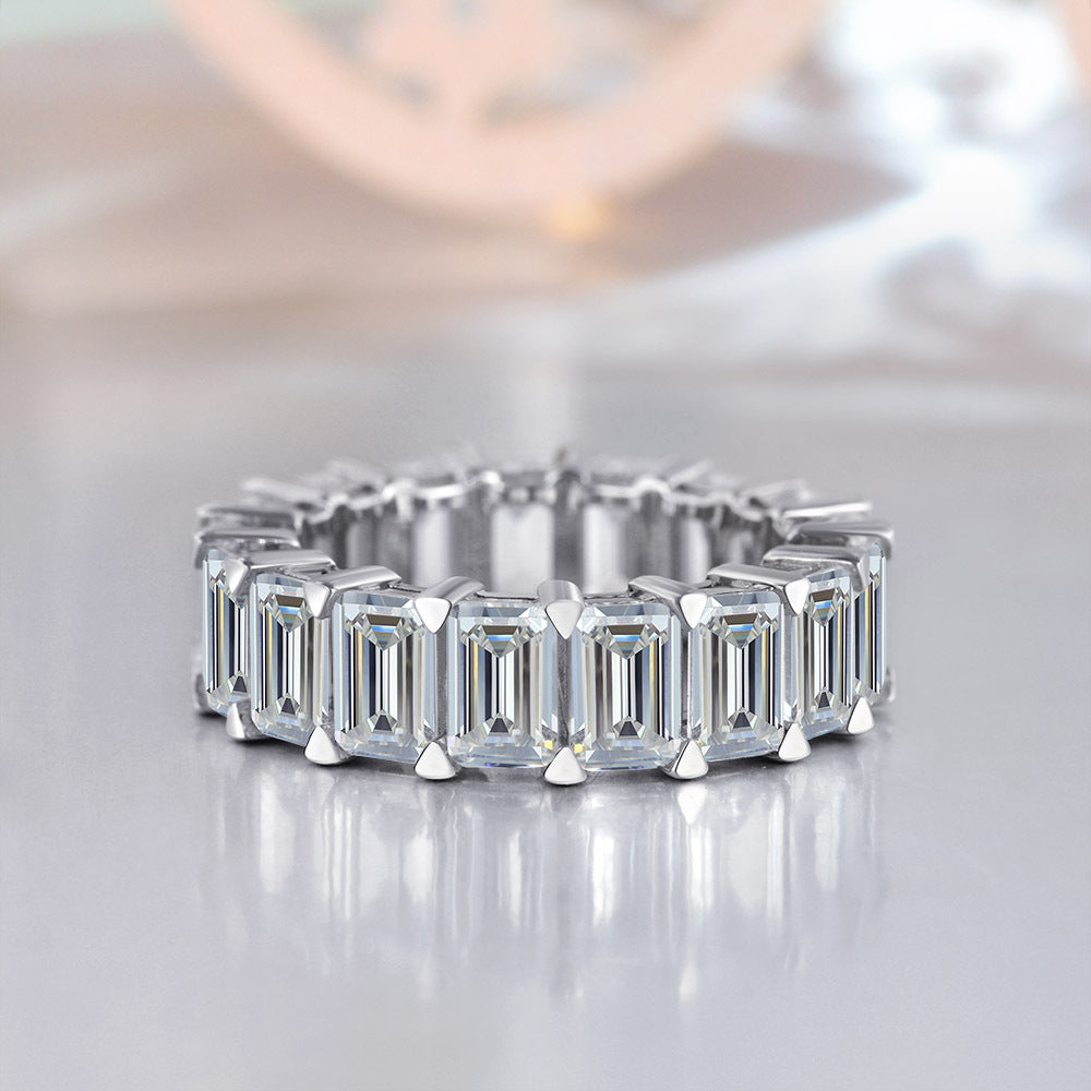 S925 Sterling Silver 3x5mm Flat Cut Diamond-Style Zircon Ring – Fashionable, All-Match Jewelry for Everyday Elegance