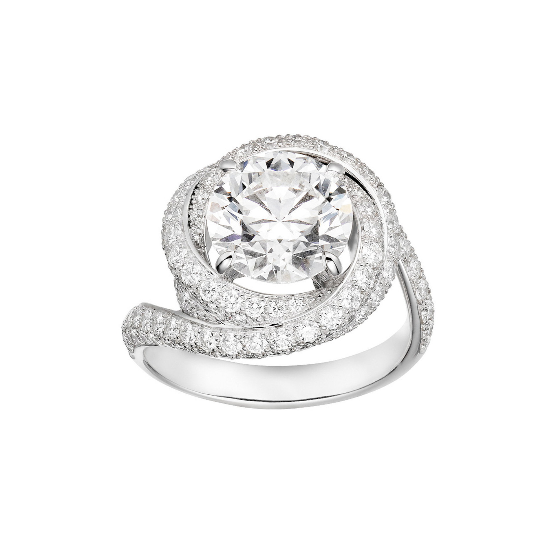 925 Silver Gold-Plated High Carbon Diamond 5-Carat Diamond Ring – Luxurious & Elegant Design
