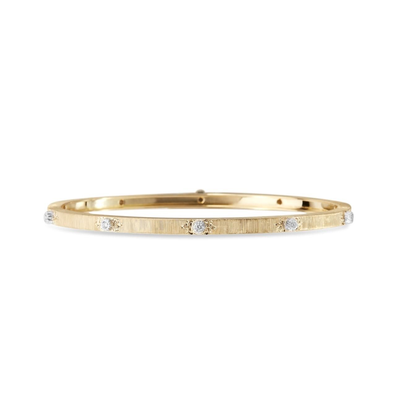 925 Silver Gold-Plated Brushed Vintage Bracelet – Timeless & Elegant Design