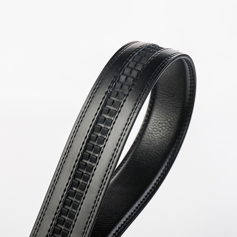 Women Men Belt 3.5cm Genuine Cowhide Leather Buckle Belt Unisex Waistband Waist Strap