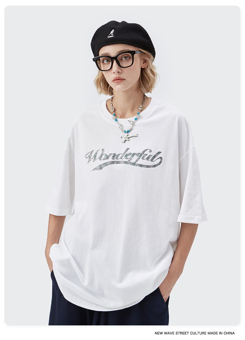 Summer Men Women Short Sleeve T-shirt Tee Pullover Tops Unisex Sweatshirt