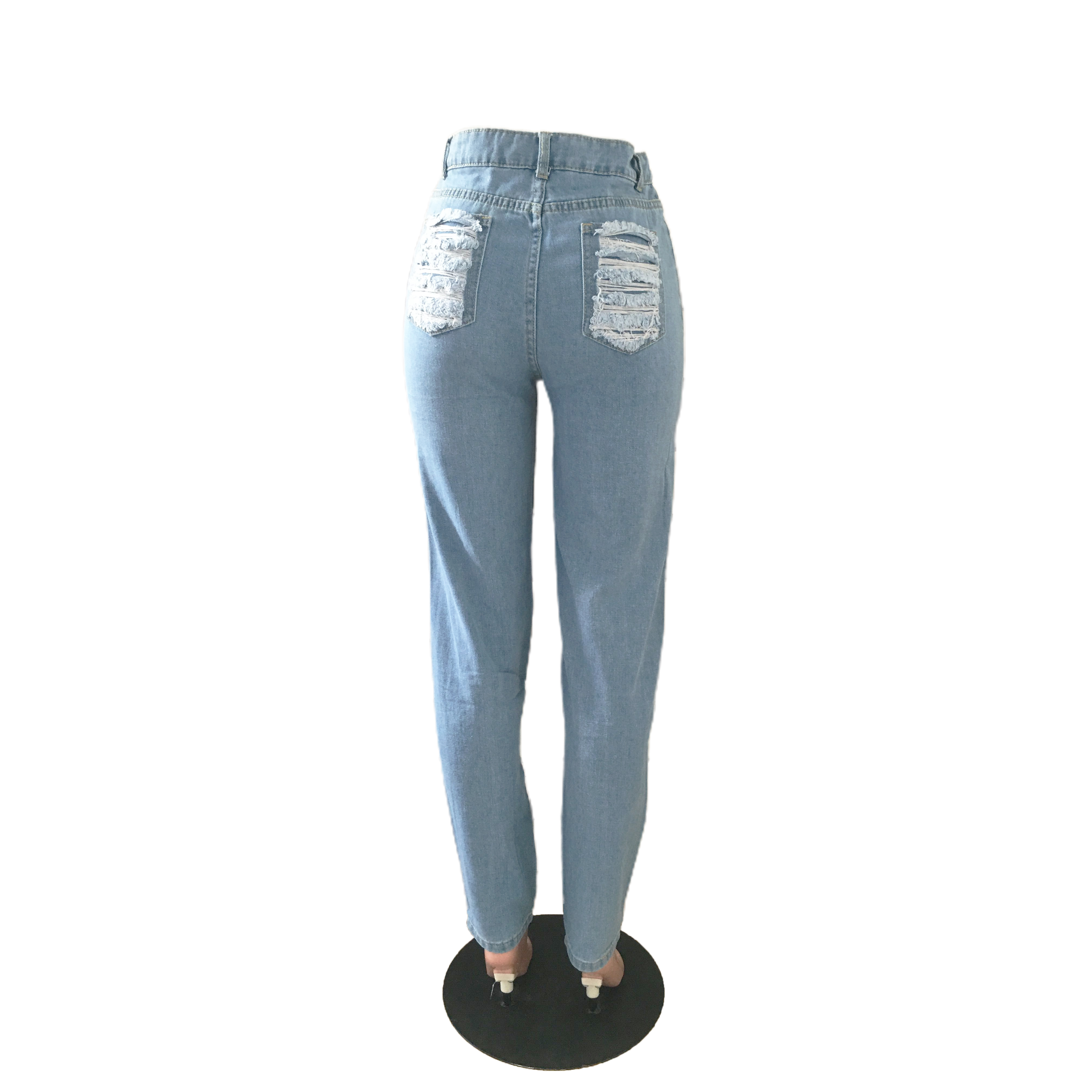 Fashion casual jeans with holes