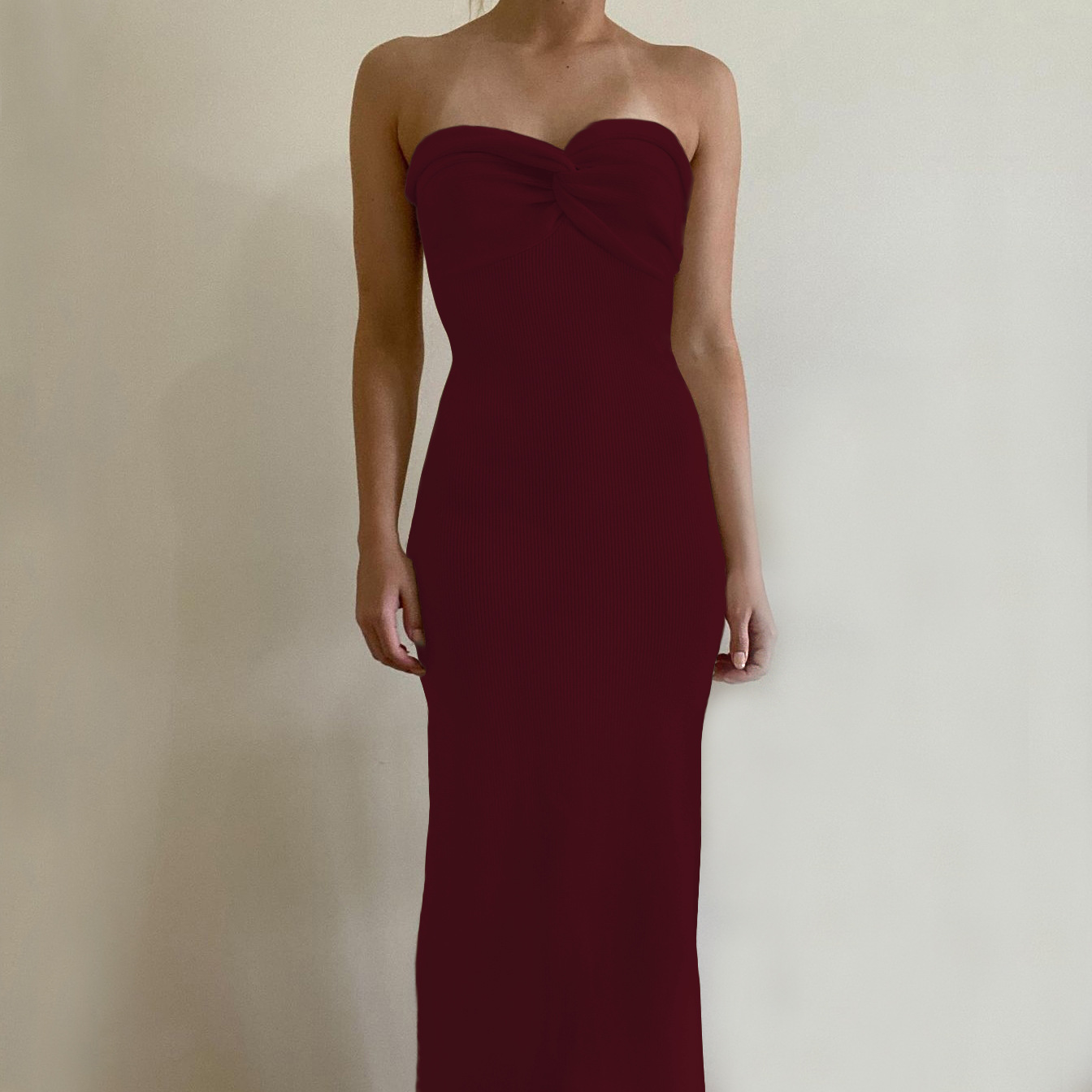 Casual Dress 2022 spring popular style knitted cross off shoulder fashion sexy woolen dress