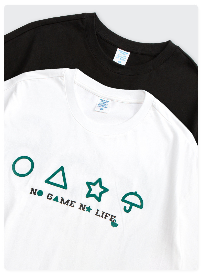 Summer Men Women Short Sleeve T-shirt Tee Pullover Tops Unisex Sweatshirt
