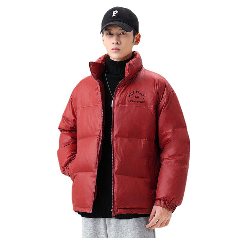 Women Men Down Jacket Hooded Coat Warm Winter Windproof Casual