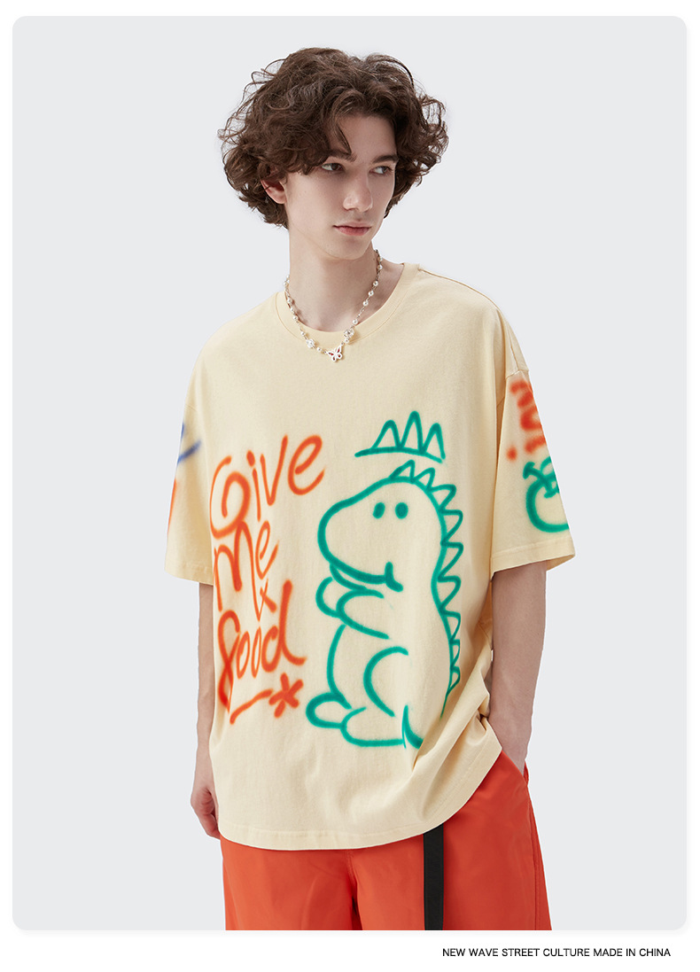 Summer Men Women Short Sleeve T-shirt Tee Pullover Tops Unisex Sweatshirt