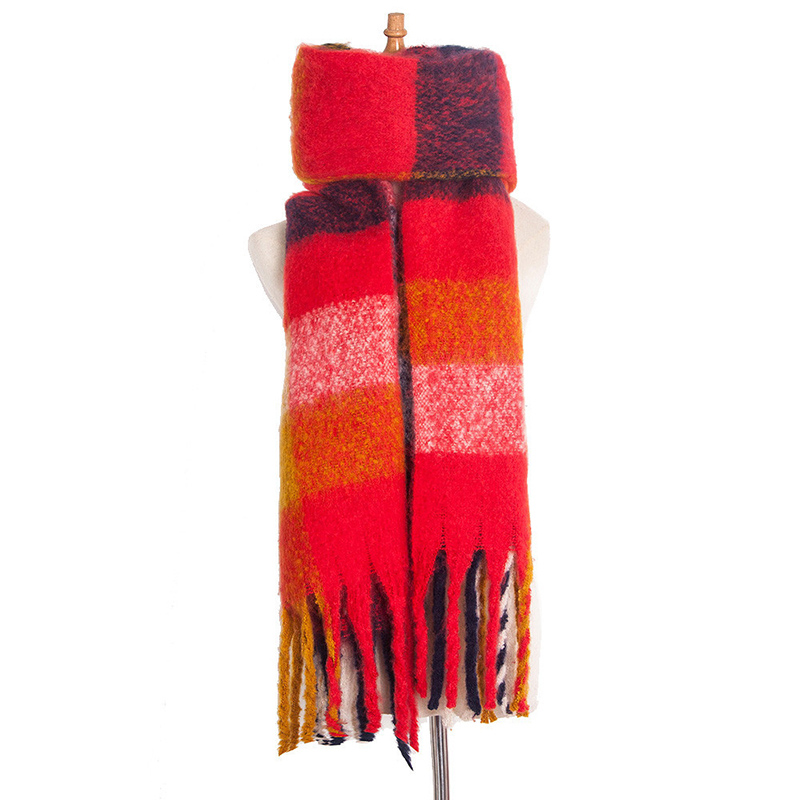 Women Men Scarf Wool Cashmere Scarves Shawl Blanket Wrap Knit