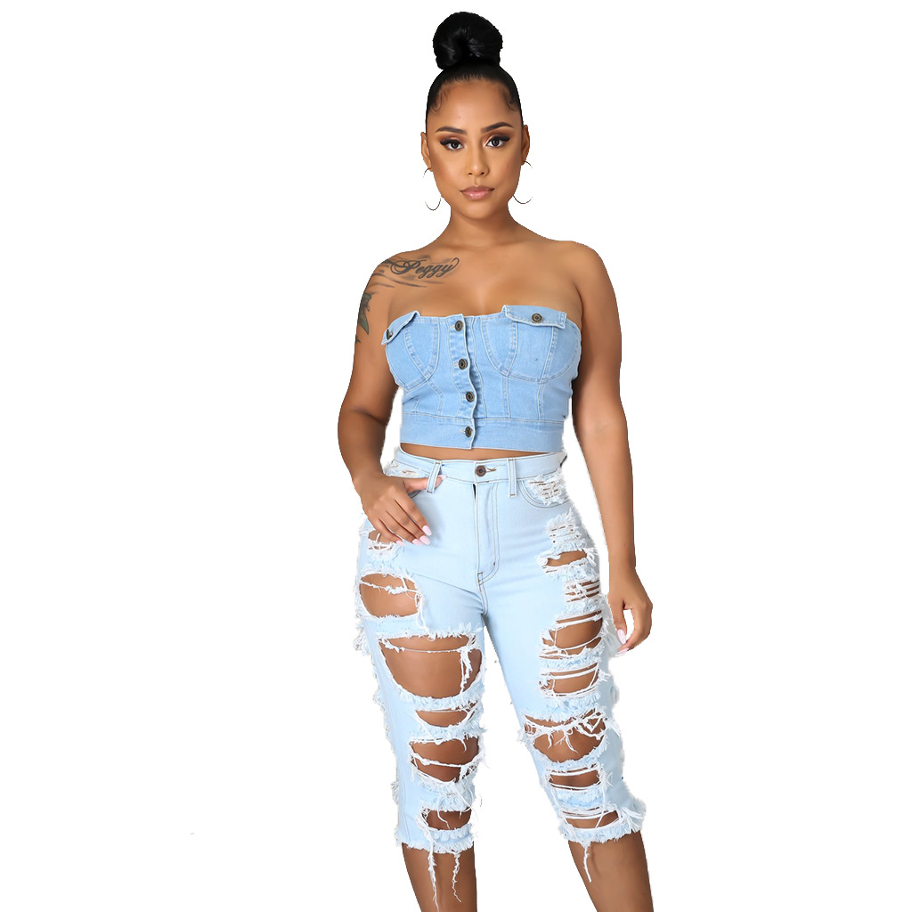Fashion High Waist Stretch Jeans