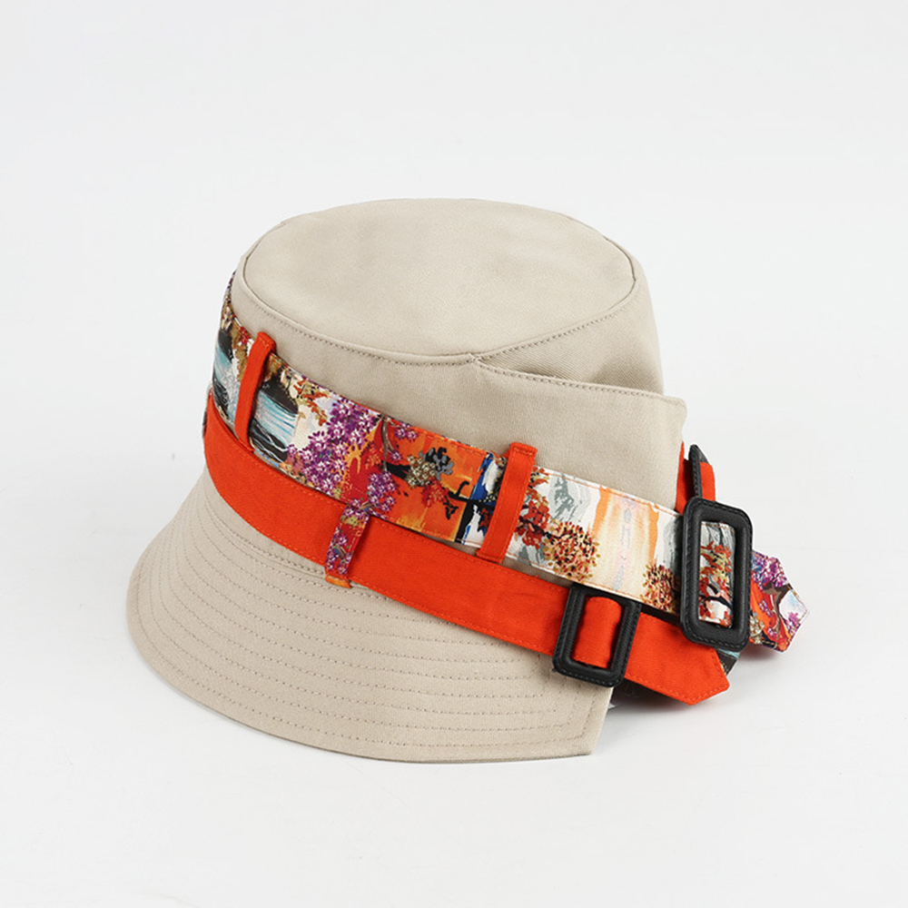 Men Women Casual Bucket Hat Narrow Flared Brim Cloche Hat Headwear Caps