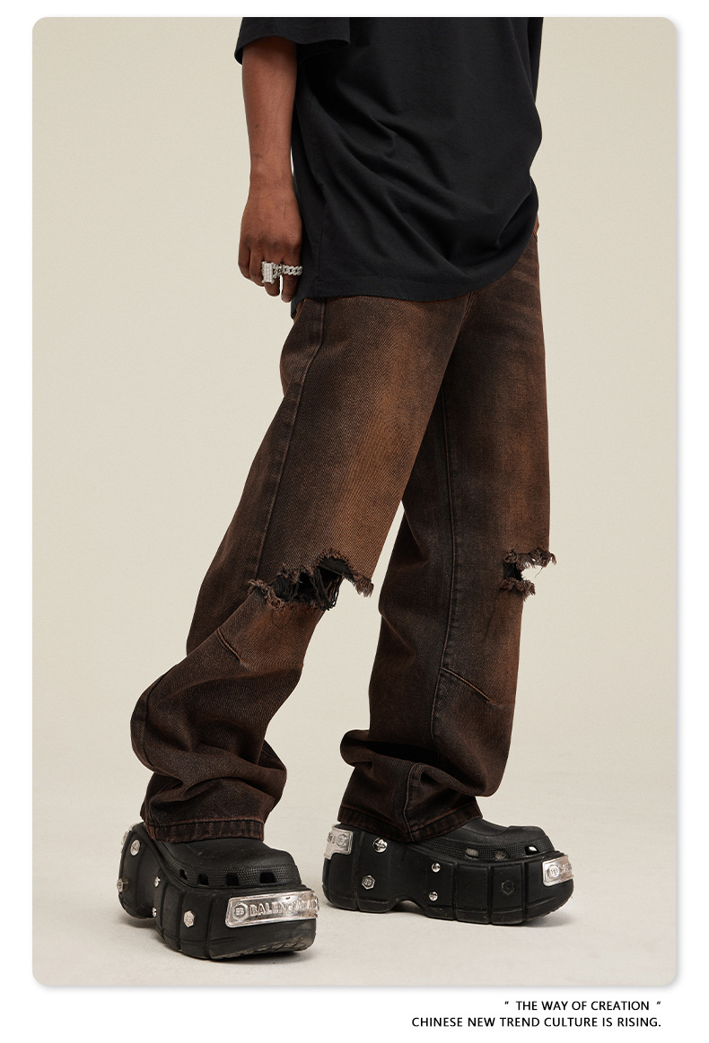 Men Classic Jeans Trousers Suit Pant Bottoms Joggers Clothes Women