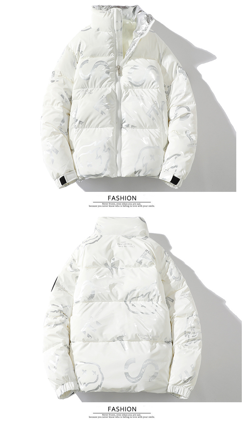 Women Men Cotton Jacket Coat Warm Winter Windproof Casual Padded Parkas