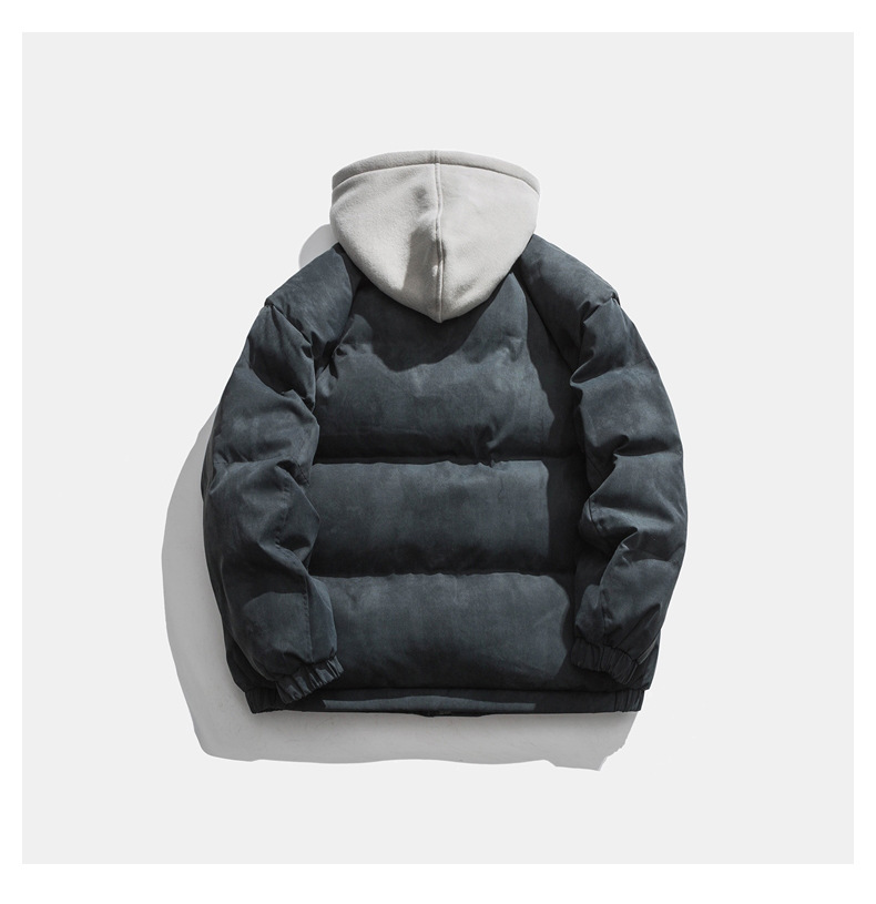 Women Men Down Jacket Hooded Coat Warm Winter Windproof Casual Parkas