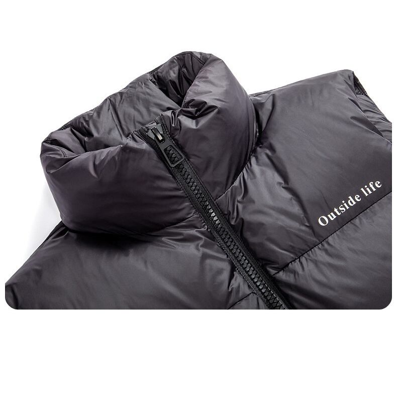 Women Men Down Vest Sleeveless Waistcoat Jacket Coat Winter Casual Parkas