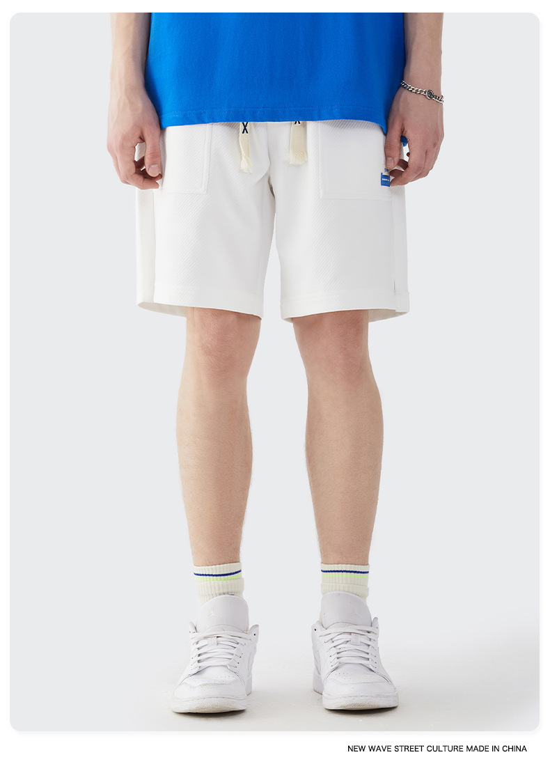 Men Boys Shorts Streetwear Bottoms Half Pants Sports Outfit Sweatsuit Trunks Women