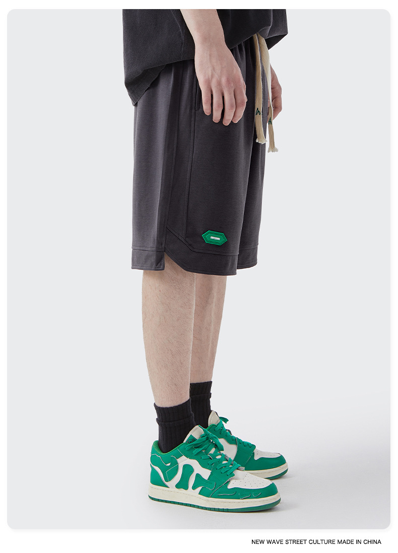 Men Boys Shorts Streetwear Bottoms Half Pants Sports Outfit Sweatsuit Trunks Women