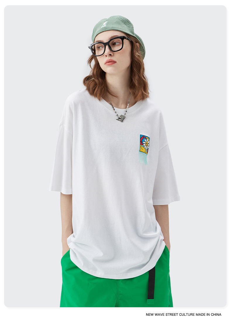 Summer Men Women Short Sleeve T-shirt Tee Pullover Tops Unisex Sweatshirt