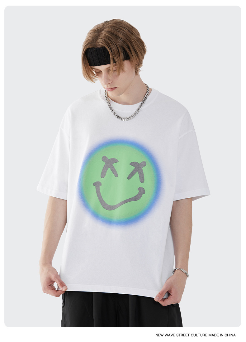 Summer Men Women Short Sleeve T-shirt Tee Pullover Tops Unisex Sweatshirt