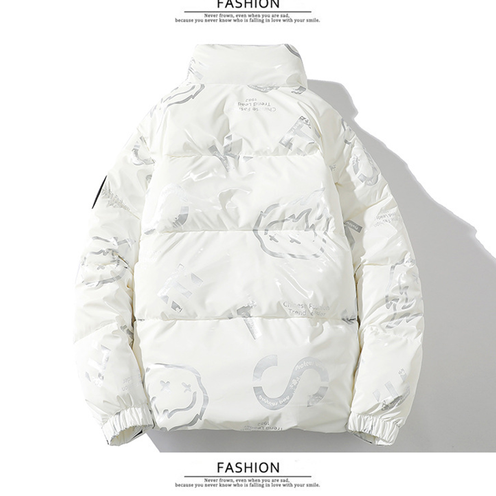 Women Men Cotton Jacket Coat Warm Winter Windproof Casual Padded Parkas