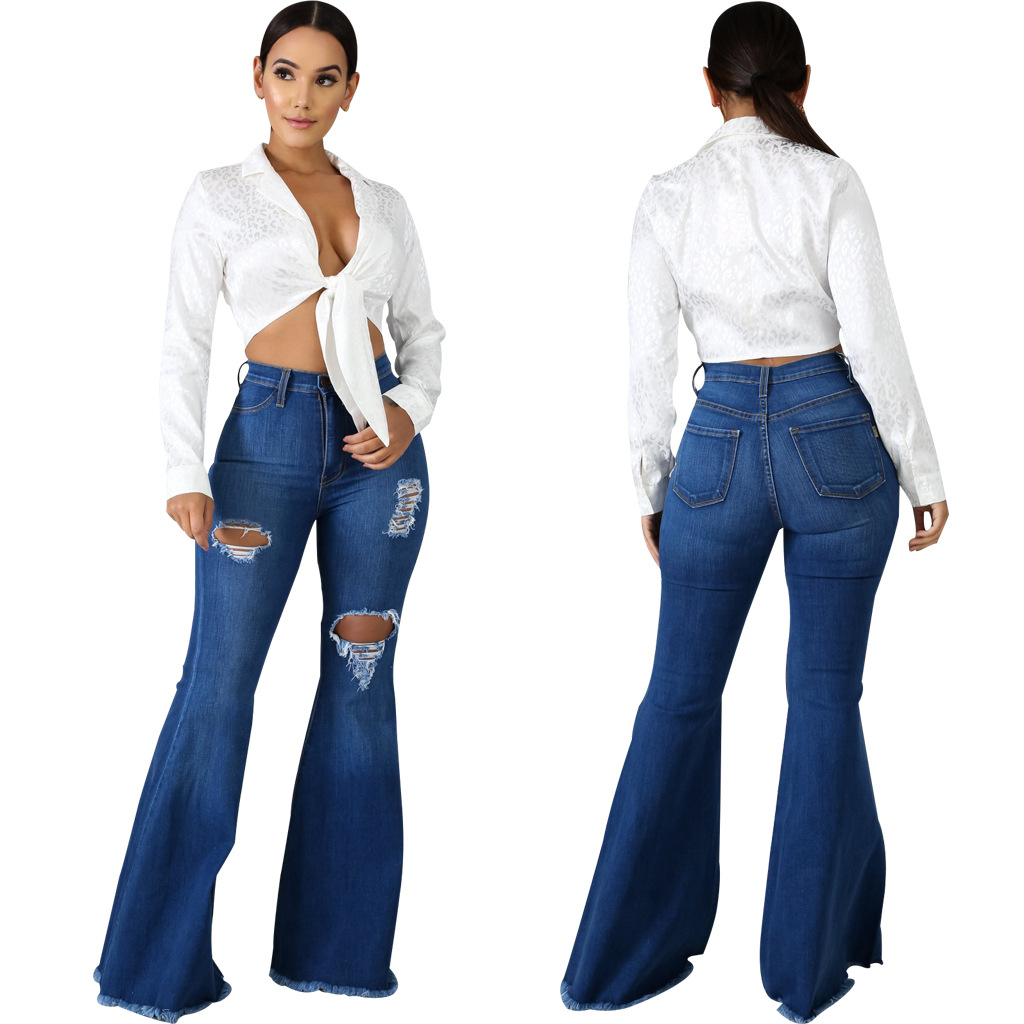 Fashion ripped jeans