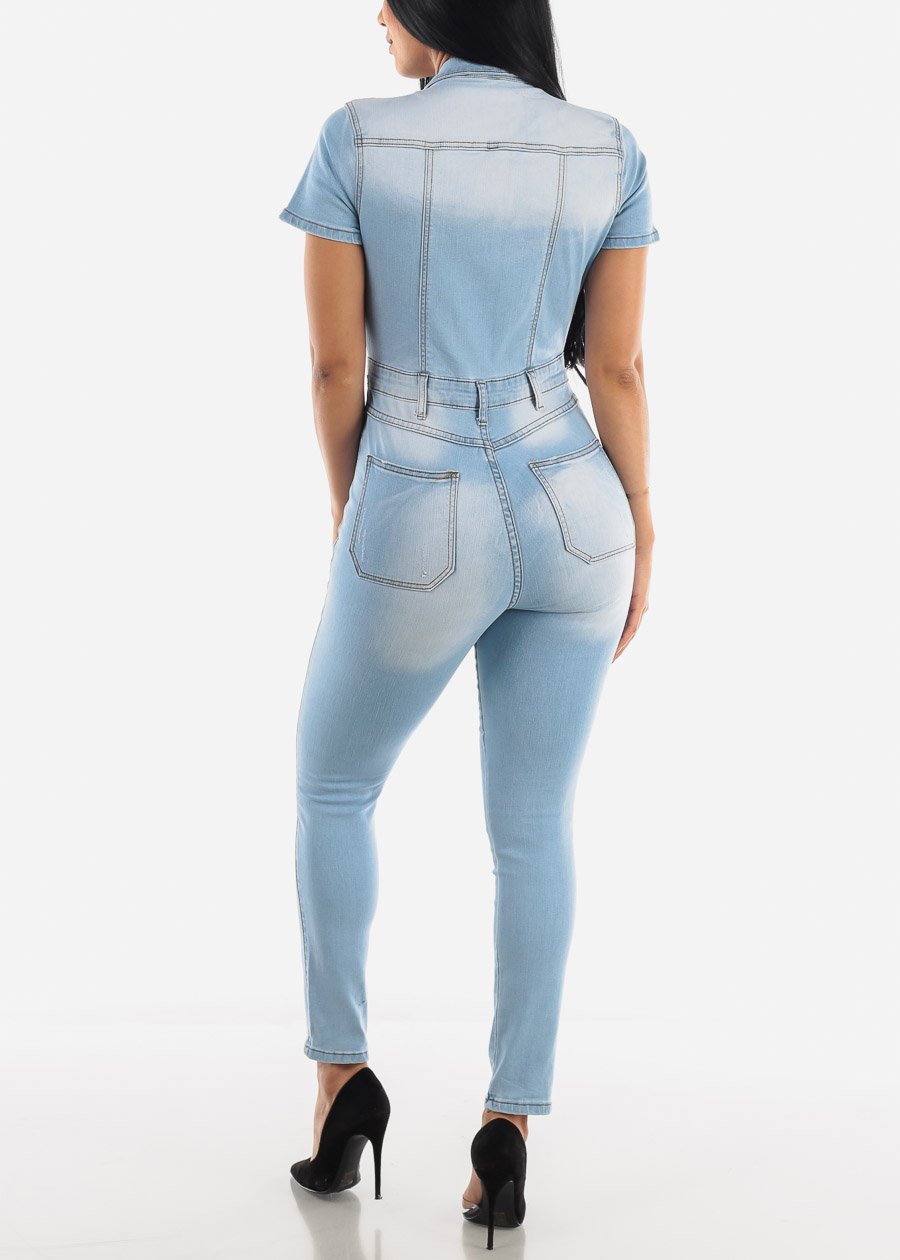 Fashion slim casual waist Jumpsuit