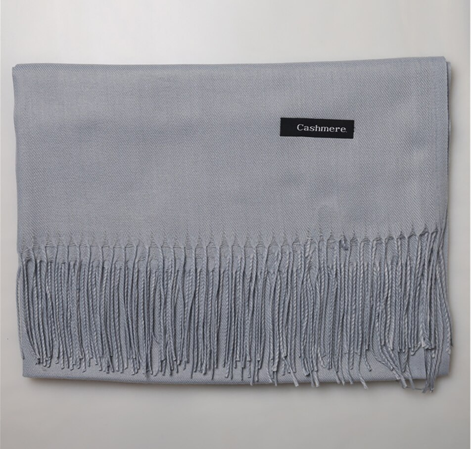 Women Men Logo Scarf Wool Cashmere Scarves Shawl Blanket Wrap Knit