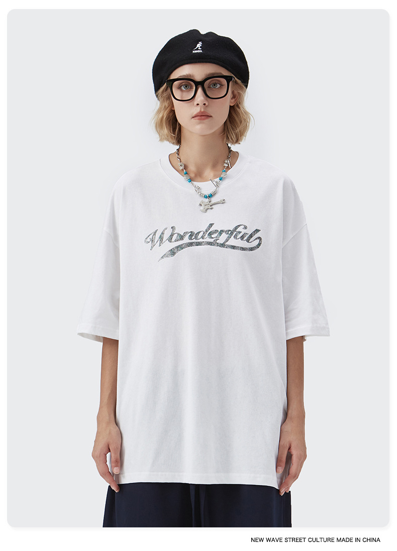 Summer Men Women Short Sleeve T-shirt Tee Pullover Tops Unisex Sweatshirt