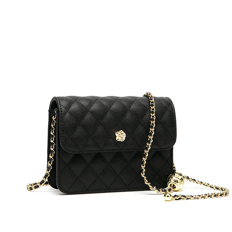 Women Medium Quilted Shoulder Bag Leather Tote Crossbody Flap Bag Chain Handbags