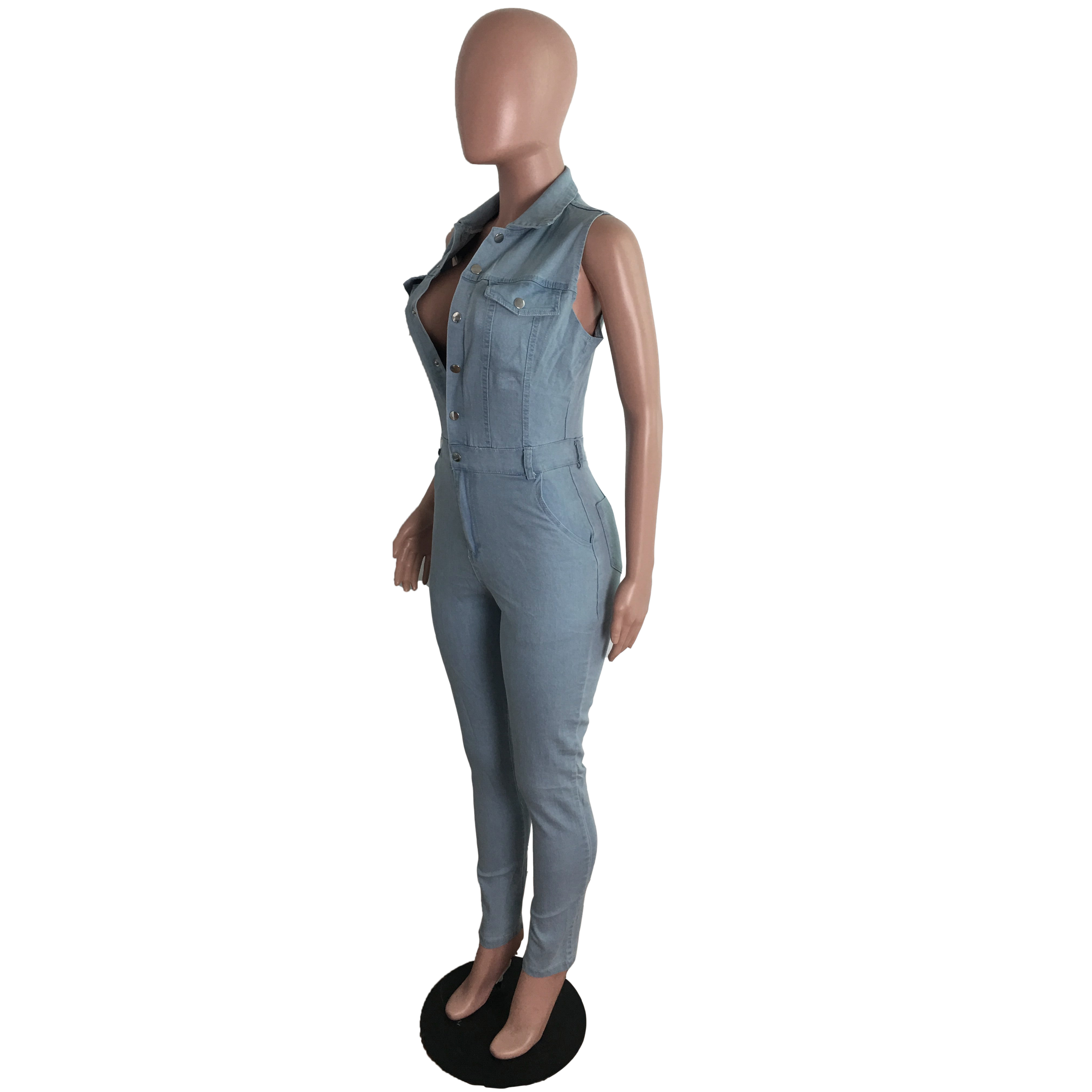 Fashionable slim sleeveless Jumpsuit