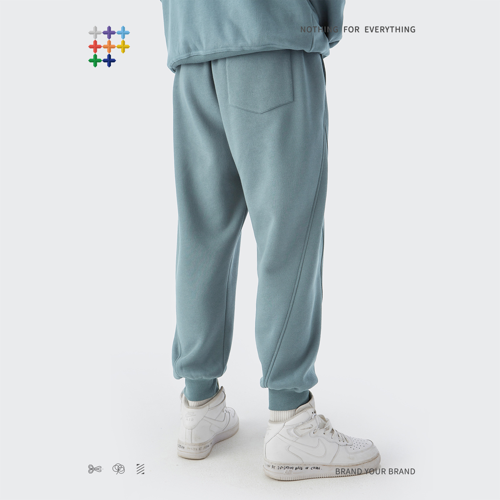 Women Men Tracksuit Gym Fitness Suit Jogging Sport Wear Pant Bottoms