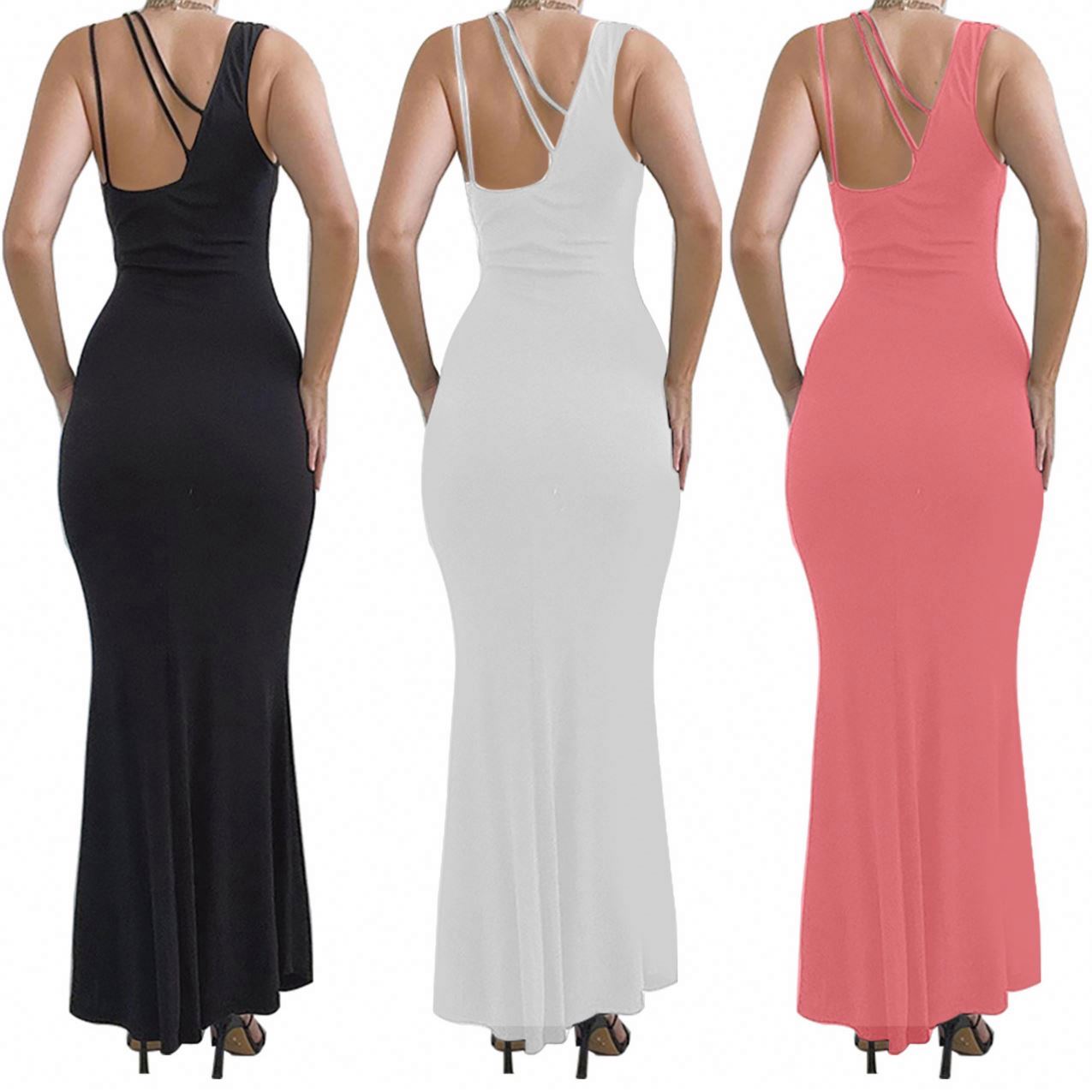 Amazon's new summer vest strap irregular buttock sexy casual dress