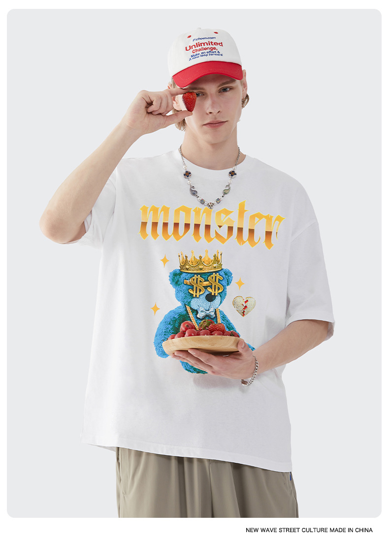 Summer Men Women Short Sleeve T-shirt Tee Pullover Tops Unisex Sweatshirt