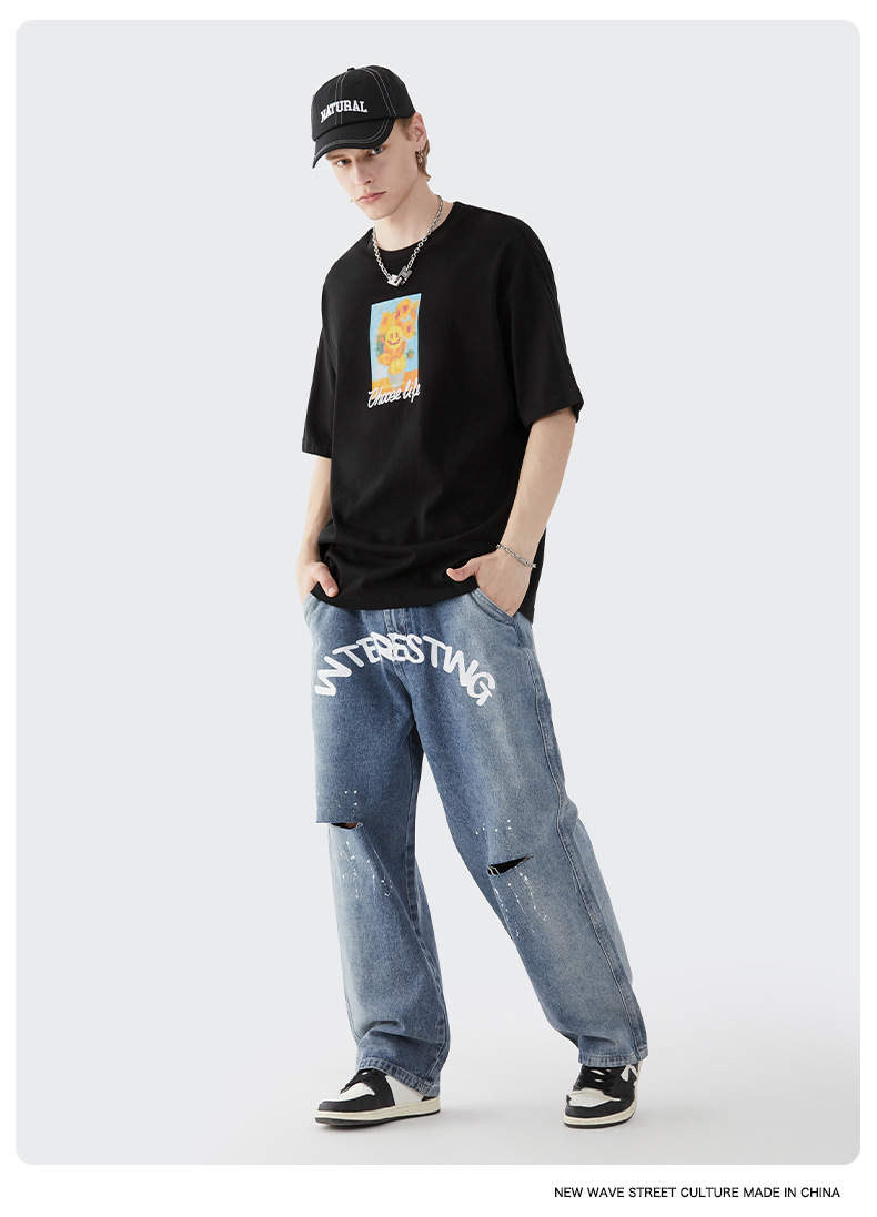 Summer Men Women Short Sleeve T-shirt Tee Pullover Tops Unisex Sweatshirt