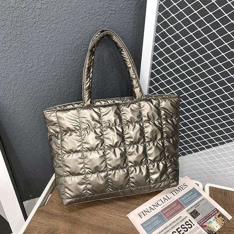 Women PVC Tote Bag Prism Metallic Shoulder Bag Hobo Shopping Bag Handbags