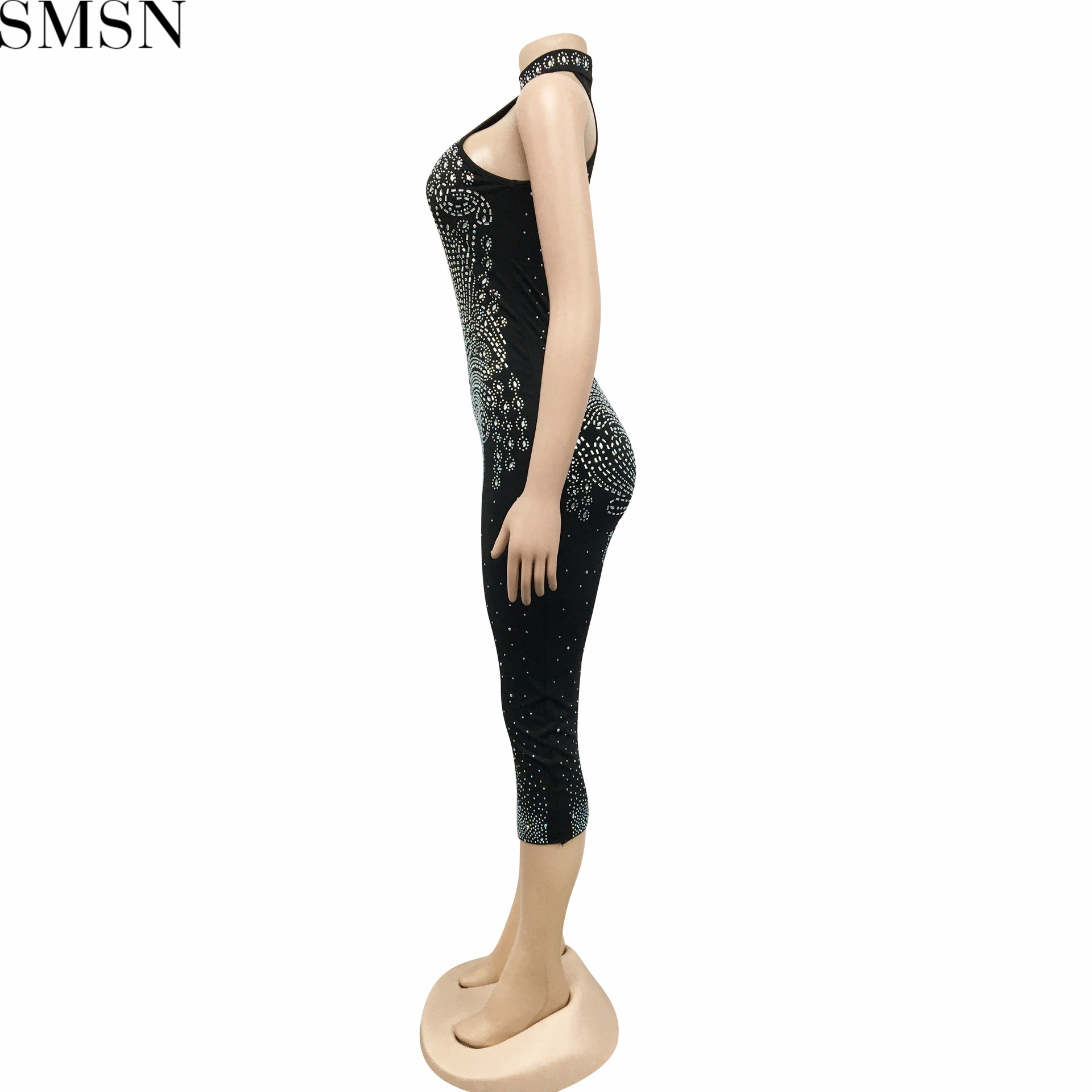 Plus Size Dress new nightclub sexy tight rhinestone dress women's clothing plus size casual dress