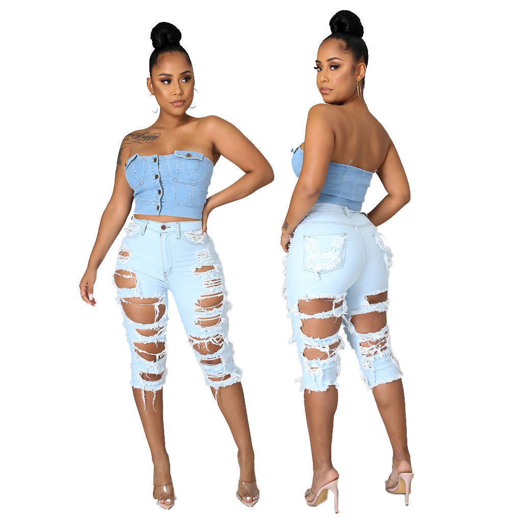 Fashion High Waist Stretch Jeans