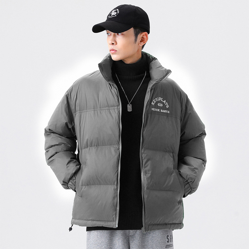 Women Men Down Jacket Hooded Coat Warm Winter Windproof Casual