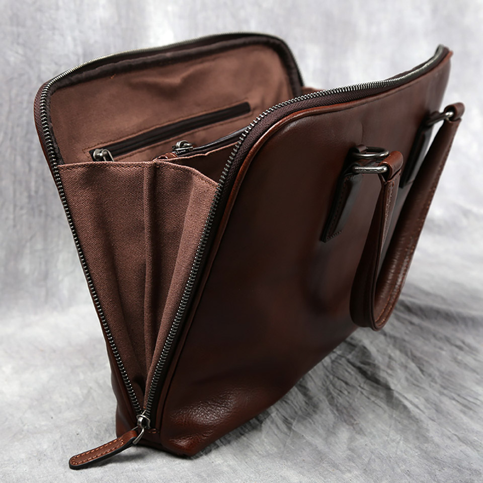 Men Messenger Shoulder Bag Leather Crossbody Sling Handbags Houlder Bag
