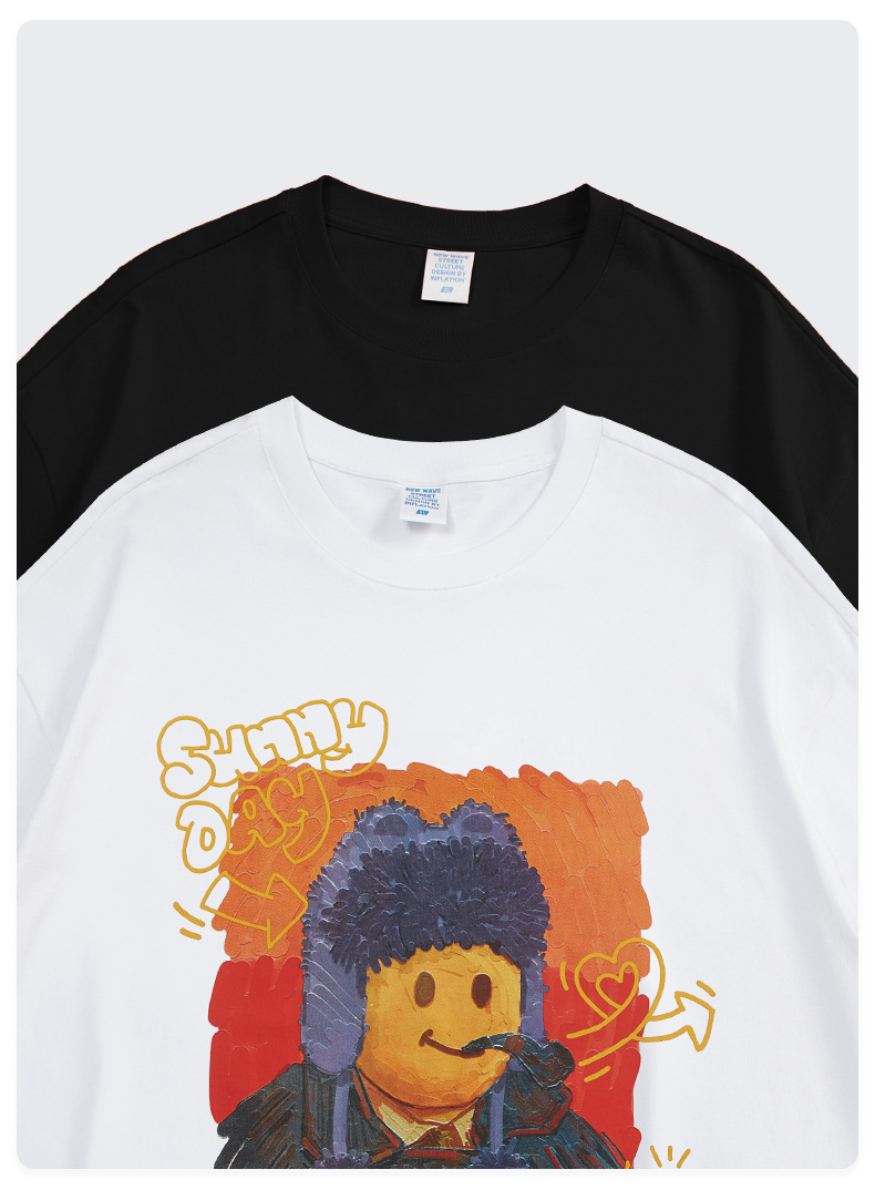 Summer Men Women Short Sleeve T-shirt Tee Pullover Tops Unisex Sweatshirt