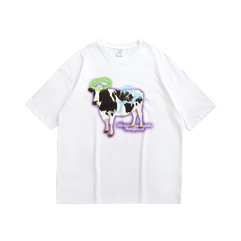 Summer Men Women Short Sleeve T-shirt Tee Pullover Tops Unisex Sweatshirt