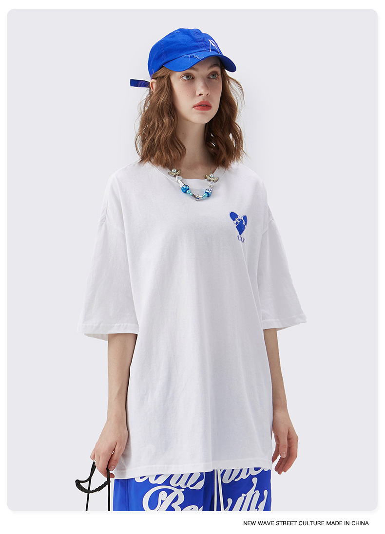 Summer Men Women Short Sleeve T-shirt Tee Pullover Tops Unisex Sweatshirt