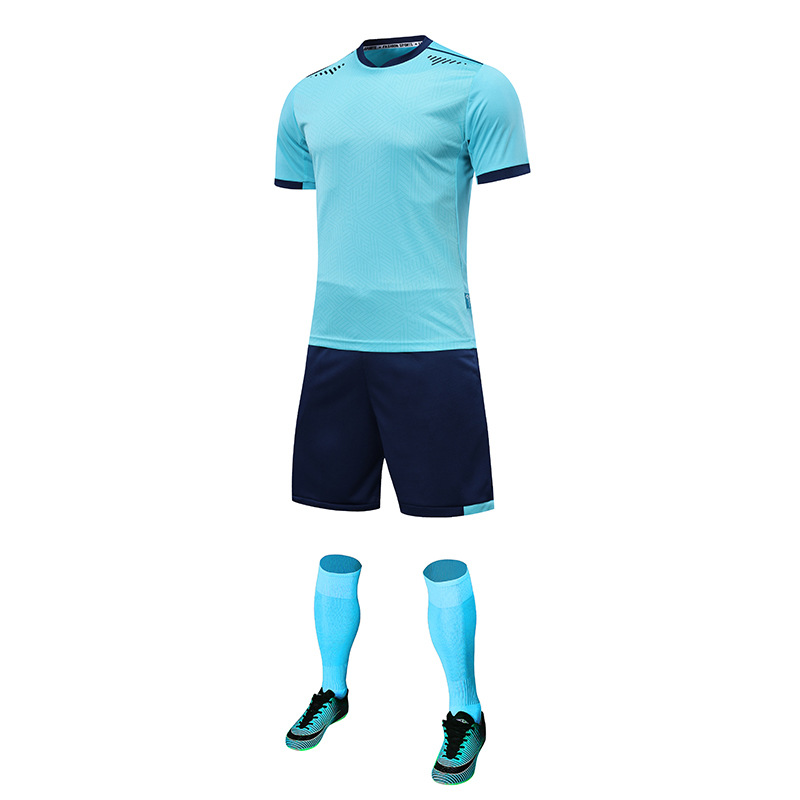 Men Boy Football Jersey Uniform Soccer Training Set Clothes Shirt Club Team Women