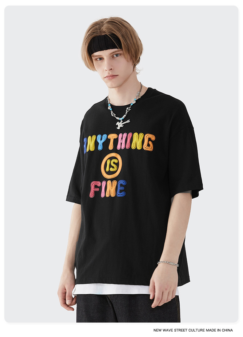 Summer Men Women Short Sleeve T-shirt Tee Pullover Tops Unisex Sweatshirt