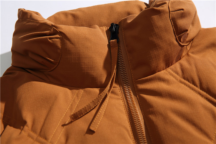 Women Men Down Jacket Hooded Coat Warm Winter Windproof Casual Parkas