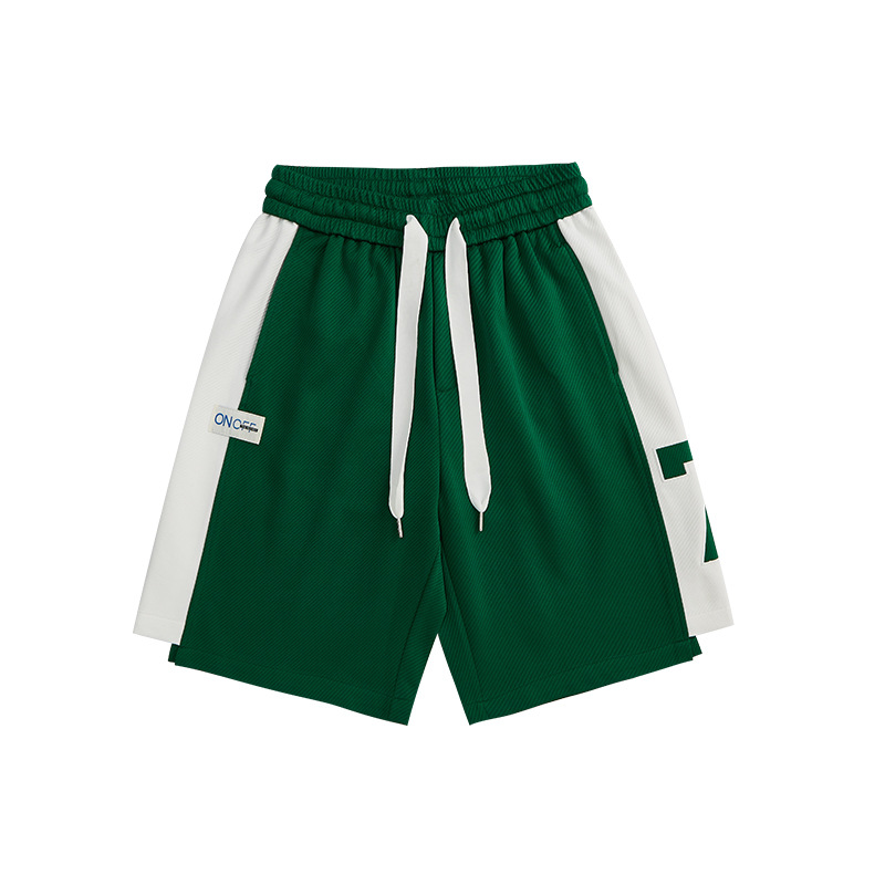 Men Boys Shorts Streetwear Bottoms Half Pants Sports Outfit Running Sweatsuit Trunks